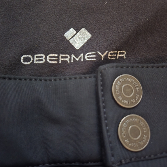 Obermeyer Black Flared Ski Pants Size 12 - Picture 6 of 8